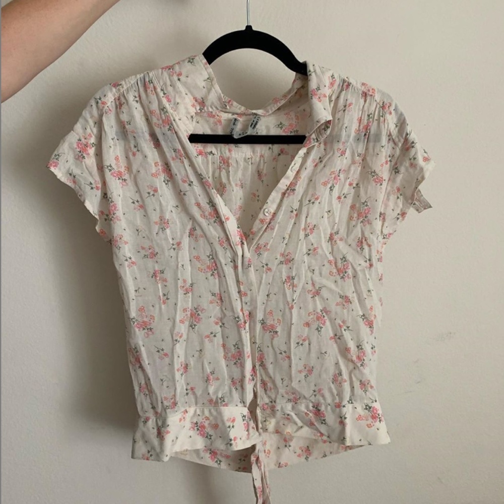 RARE floral Free people blouse